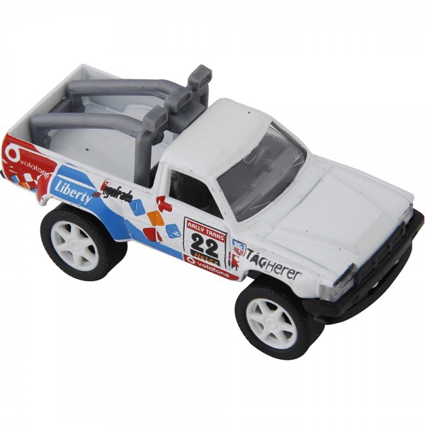 Miniatura em Metal - Rally Dakar - 1:58 - Toyota Hilux Liberty